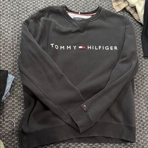 Tommy Hilfiger Black Crewneck Sweater